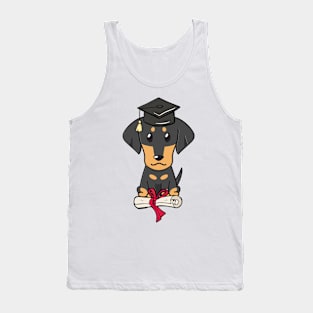 Funny dachshund is graduating Tank Top